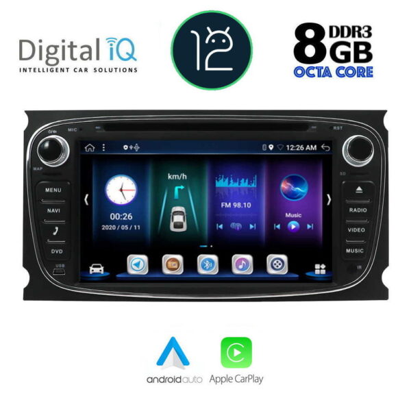 DIGITAL IQ BXE 803_CPA (7'' DVD) MULTIMEDIA OEM FORD mod. 2007-2011