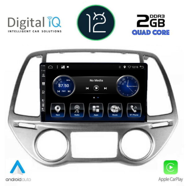 DIGITAL IQ BXH 3227_CPA A/C (9inc) MULTIMEDIA TABLET OEM HUYNDAI i20 mod. 2008-2012