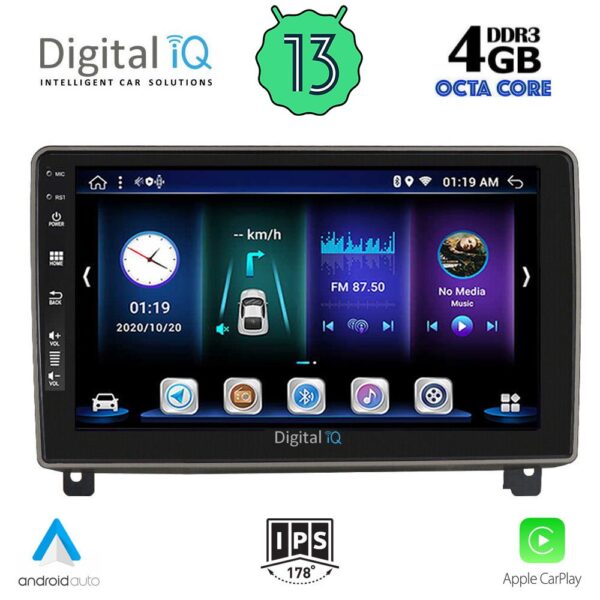 DIGITAL IQ BXD 6517_CPA (9inc) MULTIMEDIA TABLET OEM PEUGEOT 407 mod. 2004-2011