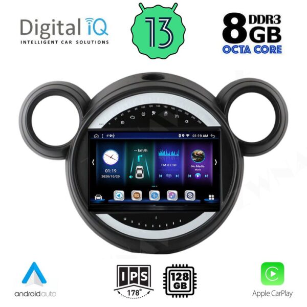 DIGITAL IQ BXD 8065_CPA (9inc) MULTIMEDIA TABLET OEM MINI COUNTRYMAN (R60) mod. 2010-2016 - PACEMAN (R61) mod. 2013-2016