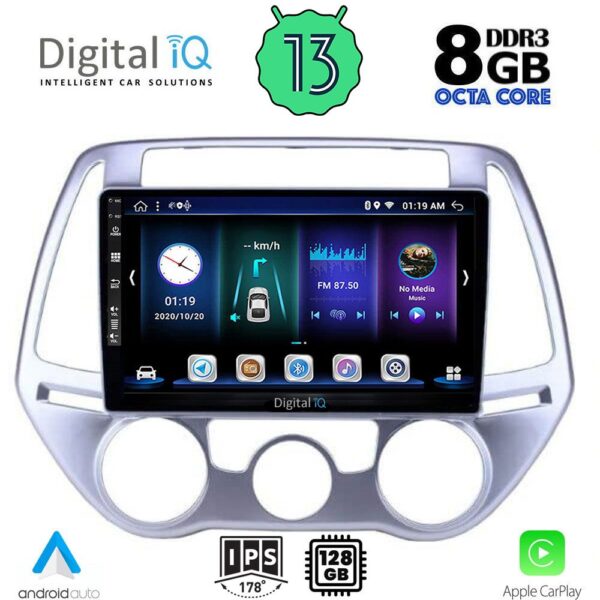 DIGITAL IQ BXD 8227_CPA A/C (9inc) MULTIMEDIA TABLET OEM HYUNDAI i20 mod. 2008-2012