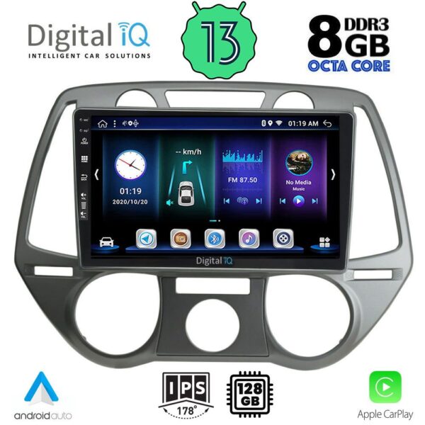 DIGITAL IQ BXD 8228_CPA A/C (9inc) MULTIMEDIA TABLET OEM HYUNDAI i20 mod. 2008-2012