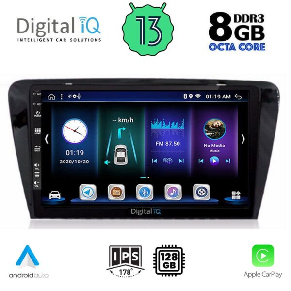 DIGITAL IQ BXD 8597_CPA (10inc) MULTIMEDIA TABLET OEM SKODA OCTAVIA 7 mod. 2013-2021
