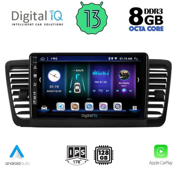 DIGITAL IQ BXD 8665_CPA (9inc) MULTIMEDIA TABLET OEM SUBARU LEGACY - OUTBACK mod. 2002-2008