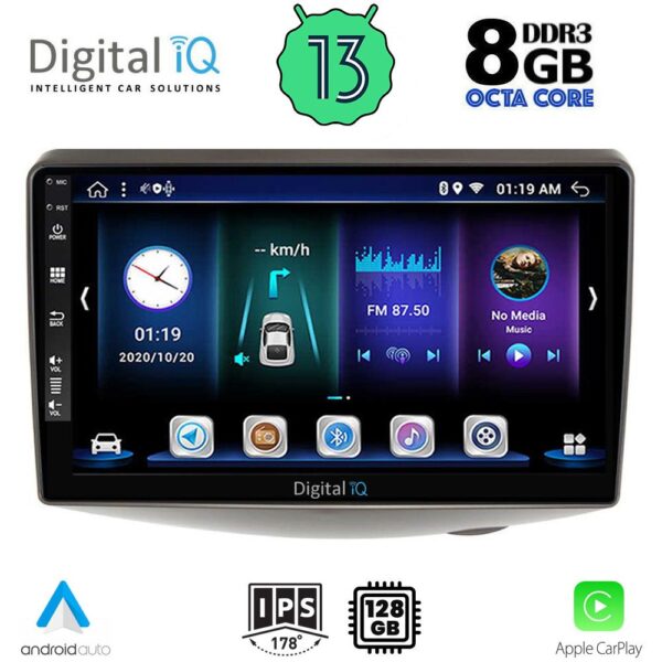 DIGITAL IQ BXD 8735_CPA (9inc) MULTIMEDIA TABLET OEM TOYOTA YARIS mod. 1999-2006