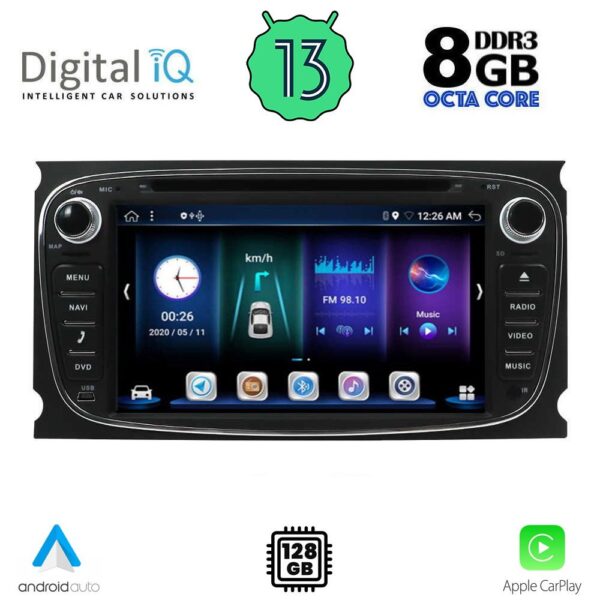 DIGITAL IQ BXE 803_CPA (7" DVD) MULTIMEDIA OEM FORD mod. 2007-2011