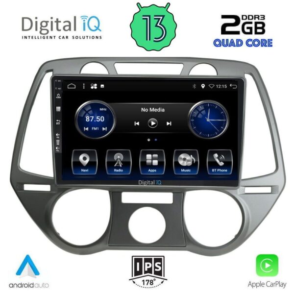 DIGITAL IQ BXH 3228_CPA A/C (9inc) MULTIMEDIA TABLET OEM HYUNDAI i20 mod. 2008-2012