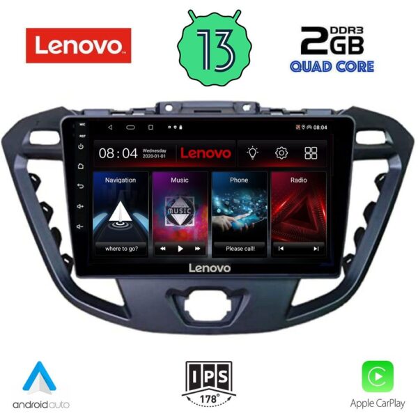 LENOVO LVD 4177_CPA (9inc) MULTIMEDIA TABLET OEM FORD TRANZIT CUSTOM | TORNEO CUSTOM mod. 2013-2019