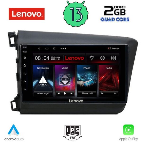 LENOVO LVD 41904D_CPA (9inc) MULTIMEDIA TABLET OEM HONDA CIVIC  4Doors mod. 2012-2016