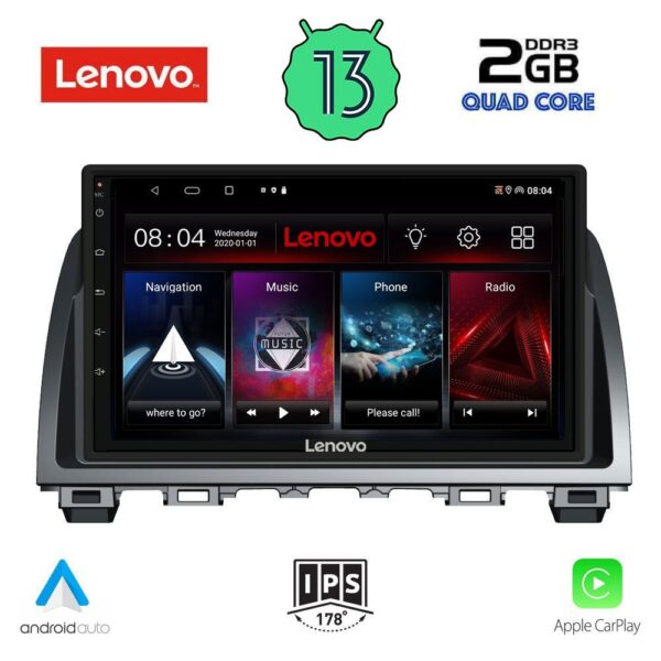 LENOVO LVD 4378_CPA (9inc) MULTIMEDIA TABLET OEM MAZDA 6 mod. 2012-2017