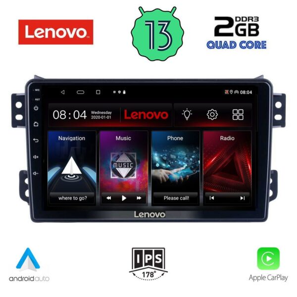 LENOVO LVD 4682_CPA (9inc) MULTIMEDIA TABLET OEM OPEL AGILA - SUZUKI SPLASH mod. 2008>