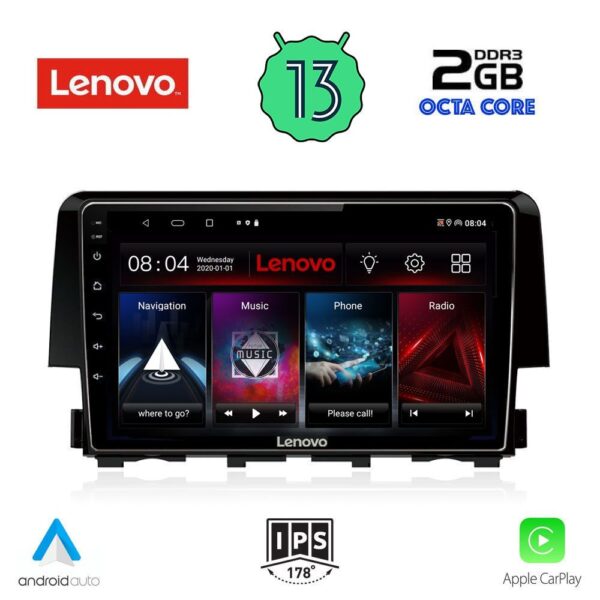 LENOVO LVF 7191_CPA (9inc) MULTIMEDIA TABLET OEM HONDA CIVIC mod. 2016>