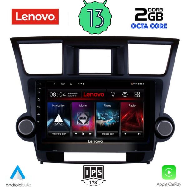 LENOVO LVF 7719_CPA (10inc) MULTIMEDIA TABLET OEM TOYOTA HIGHLANDER mod. 2008-2015