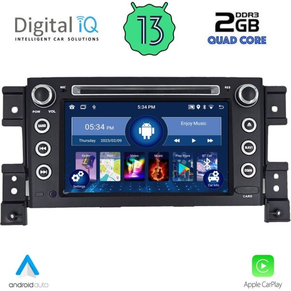 DIGITAL IQ MSD 054_CPA (7” DECK) MULTIMEDIA OEM SUZUKI GRAND VITARA mod. 2005-2015