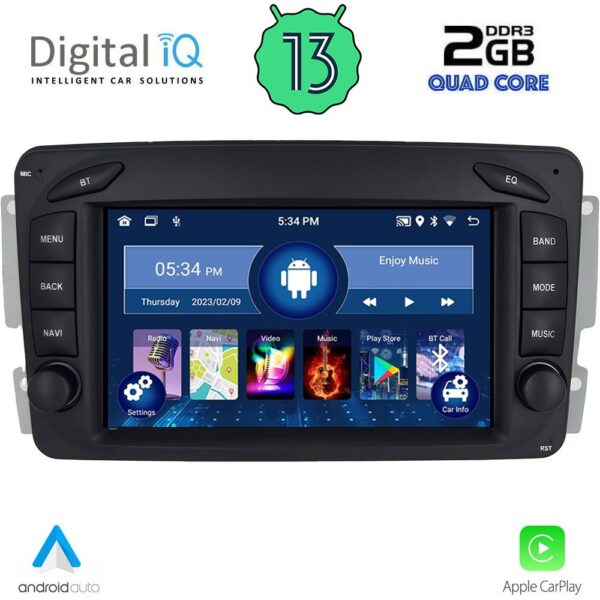 DIGITAL IQ MSD 071_CPA (7" DECK) MULTIMEDIA OEM MERCEDES C (W203) mod. 1999-2004