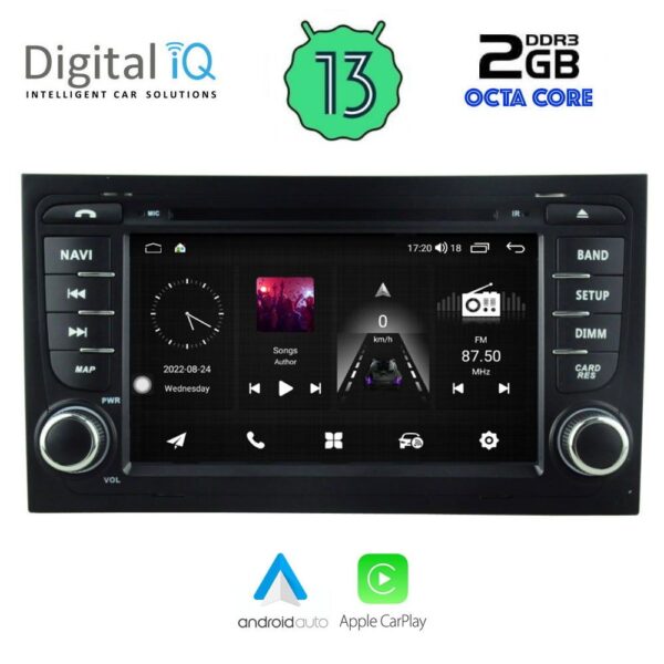 DIGITAL IQ MSF 350_CPA (7” DECK) MULTIMEDIA OEM AUDI A4 mod. 2002-2008
