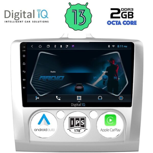 DIGITAL IQ RTC 5156_CPA A/C (9inc) MULTIMEDIA TABLET OEM FORD FOCUS mod. 2005-2012