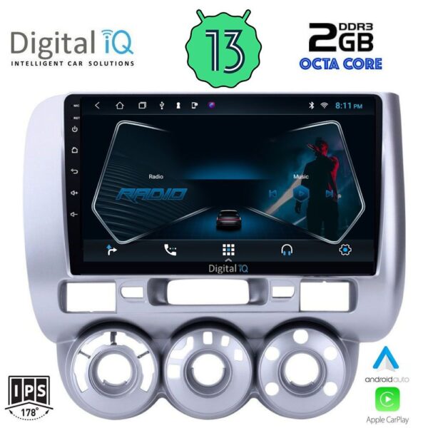 DIGITAL IQ RTC 5210_CPA A/C (9inc) MULTIMEDIA TABLET OEM HONDA JAZZ mod. 2002-2008