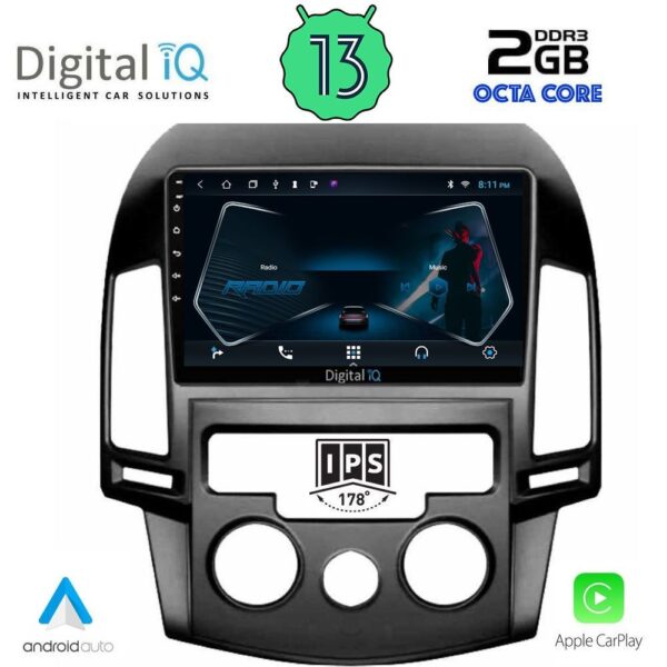 DIGITAL IQ RTC 5231_CPA A/C (9inc) MULTIMEDIA TABLET OEM HYUNDAI i30 mod. 2007-2012
