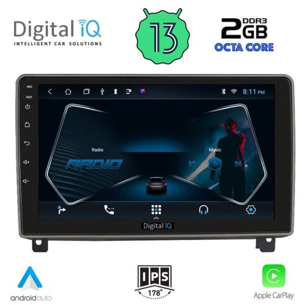DIGITAL IQ RTC 5517_CPA (9inc) MULTIMEDIA TABLET OEM PEUGEOT 407 mod. 2004-2011