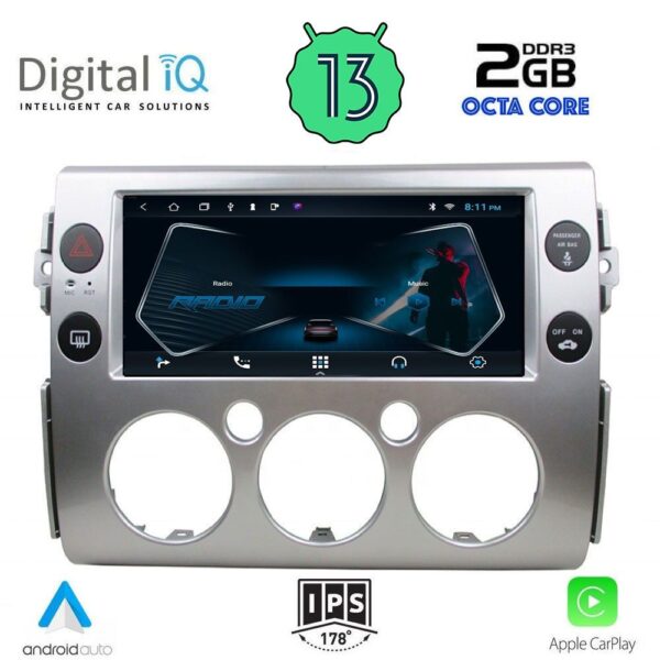 DIGITAL IQ RTC 5717_CPA (9inc) MULTIMEDIA TABLET OEM TOYOTA FJ CRUISER mod. 2007-2013