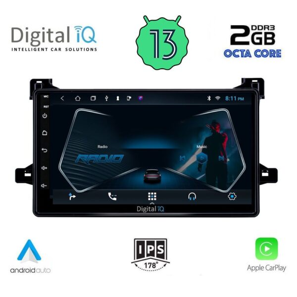 DIGITAL IQ RTC 5727_CPA (9inc) MULTIMEDIA TABLET OEM TOYOTA PRIUS mod. 2016-2020
