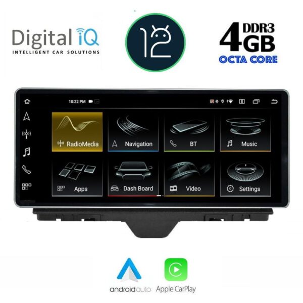 DIGITAL IQ TOP 15910_CPA (10.25inc) MULTIMEDIA OEM AUDI A1 mod. 2010-2018