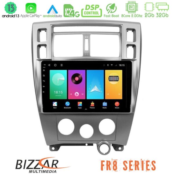 Bizzar FR8 Series Hyundai Tucson 8core Android13 2+32GB Navigation Multimedia Tablet 10"