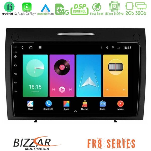 Bizzar FR8 Series Mercedes SLK Class 8core Android13 2+32GB Navigation Multimedia Tablet 9"