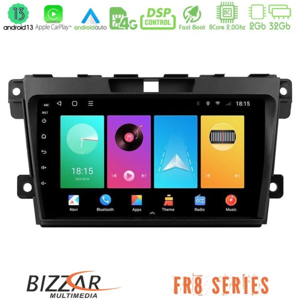 Bizzar FR8 Series Mazda CX-7 2007-2011 8core Android13 2+32GB Navigation Multimedia Tablet 9"