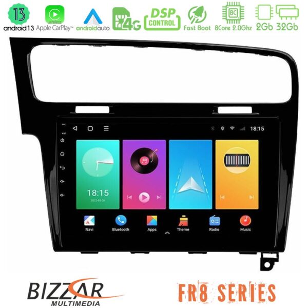 Bizzar FR8 Series VW GOLF 7 8core Android13 2+32GB Navigation Multimedia Tablet 10"