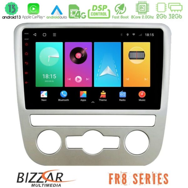 Bizzar FR8 Series VW Scirocco 2008 – 2014 8core Android13 2+32GB Navigation Multimedia Tablet 9"