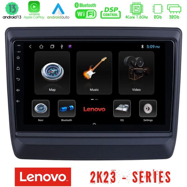 Lenovo Car Pad Isuzu D-MAX 2020-2023 4Core Android 13 2+32GB Navigation Multimedia Tablet 9"