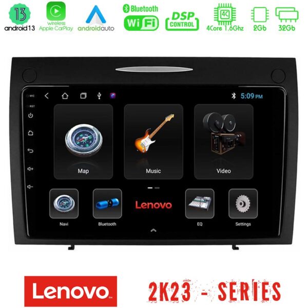Lenovo Car Pad Mercedes SLK Class 4Core Android 13 2+32GB Navigation Multimedia Tablet 9"