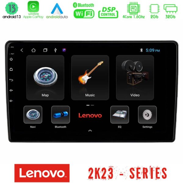 Lenovo Car Pad VW Group 4Core Android 13 2+32GB Navigation Multimedia Tablet 10"