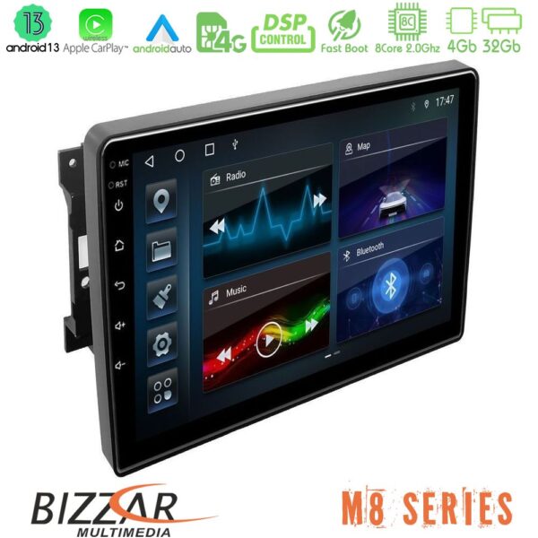 Bizzar M8 Series Chrysler / Dodge / Jeep 8core Android13 4+32GB Navigation Multimedia Tablet 10"