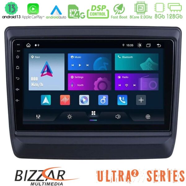 Bizzar Ultra Series Isuzu D-MAX 2020-2023 8core Android13 8+128GB Navigation Multimedia Tablet 9"