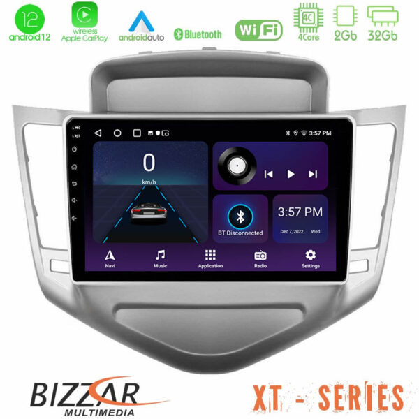 Bizzar XT Series Chevrolet Cruze 2009-2012 4Core Android12 2+32GB Navigation Multimedia Tablet 9"