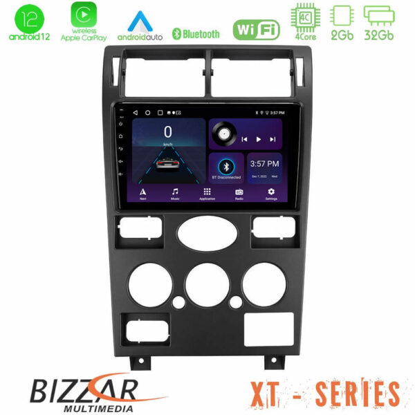 Bizzar XT Series Ford Mondeo 2001-2004 4Core Android12 2+32GB Navigation Multimedia Tablet 9"