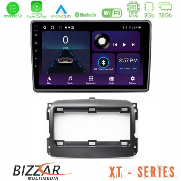 Bizzar XT Series Fiat 500L 4Core Android12 2+32GB Navigation Multimedia Tablet 10"