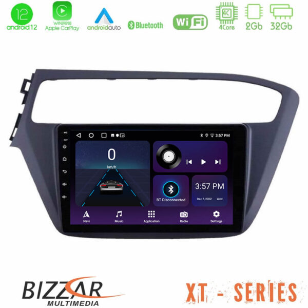 Bizzar XT Series Hyundai i20 4Core Android12 2+32GB Navigation Multimedia Tablet 9"