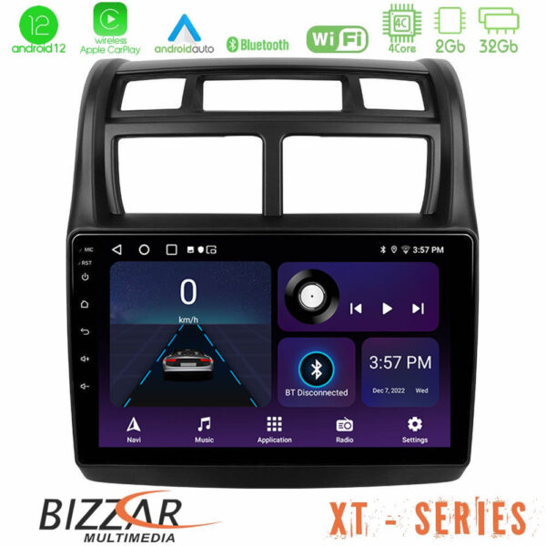 Bizzar XT Series Kia Sportage 2008-2011 4Core Android12 2+32GB Navigation Multimedia Tablet 9"