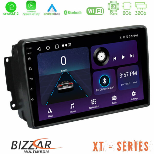 Bizzar XT Series Mercedes C/CLK/G Class (W203/W209) 4Core Android12 2+32GB Navigation Multimedia Tablet 9"