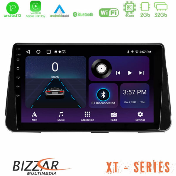 Bizzar XT Series Nissan Micra K14 4Core Android12 2+32GB Navigation Multimedia Tablet 10"
