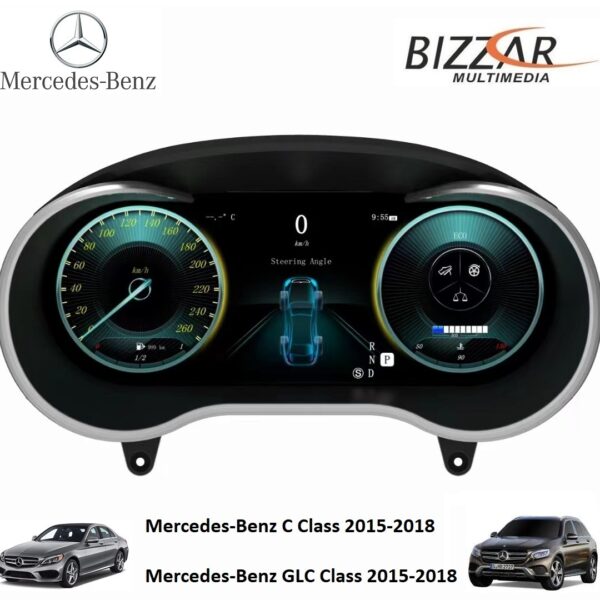 Mercedes C/GLC Class W205/X253 2015-2018 Digital LCD Instrument Cluster 12.3" με HD οθόνη 1920*720
