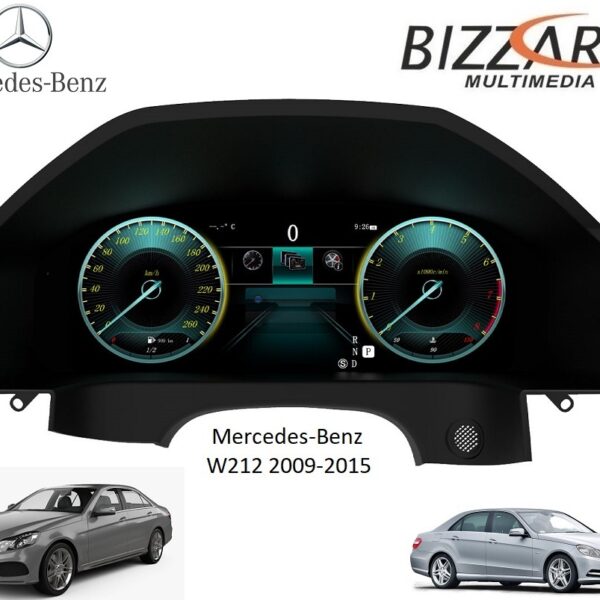 Mercedes E Class W212 2009-2011 Digital LCD Instrument Cluster 12.3" με HD οθόνη 1920*720