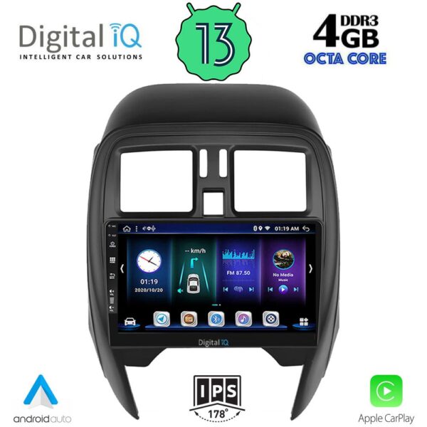 DIGITAL IQ BXD 6451_CPA (SQUARE) (9inc) MULTIMEDIA TABLET OEM NISSAN MICRA mod. 2014-2017