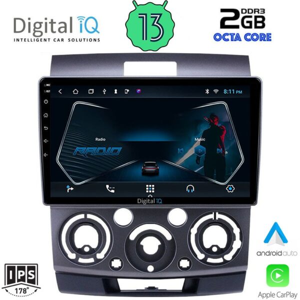 DIGITAL IQ RTC 5170_CPA (9inc) MULTIMEDIA TABLET OEM FORD RANGER | MAZDA BT50 mod. 2006-2011