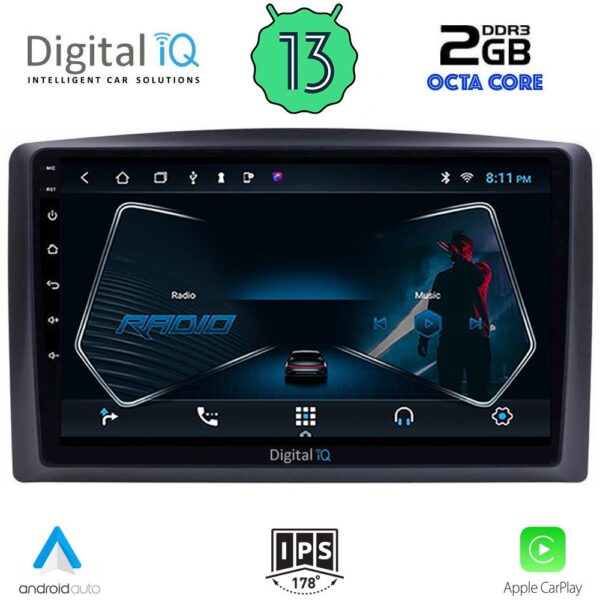 DIGITAL IQ RTC 5421_CPA (10inc) MULTIMEDIA TABLET OEM MERCEDES VITO – VIANO  (W447) mod. 2015-2022